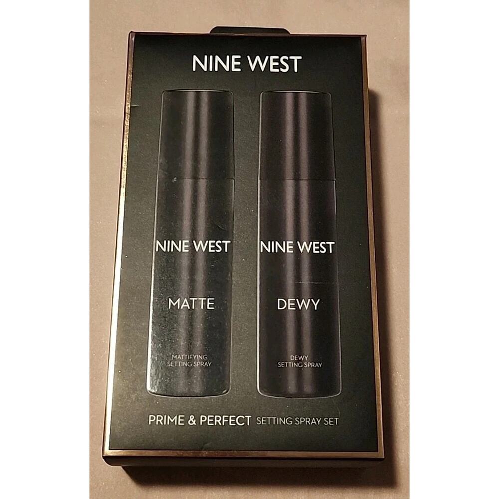NINE WEST Prime & Perfect Setting Spray Set - Matte & Dewy - New In Box